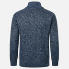 Beaumont Atelier | Men’s Zip‑Up Stand‑Collar Cardigan, Heritage Knit