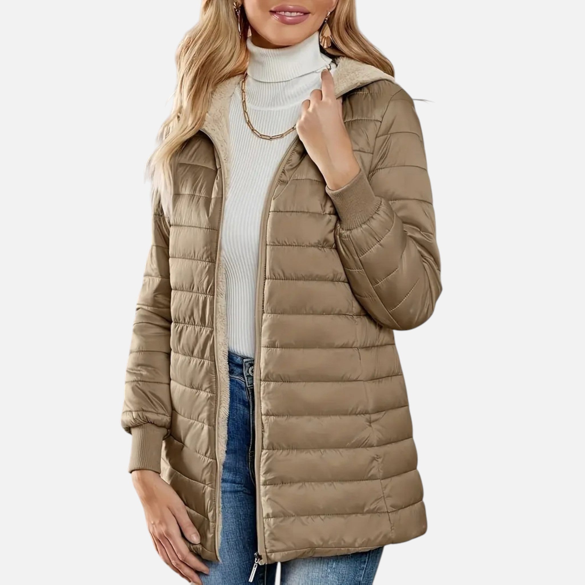 Beaumont Atelier | Women’s Fleece‑Lined Padded Coat, Heritage Chic