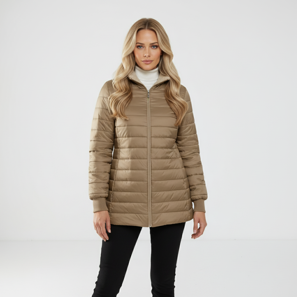 Beaumont Atelier | Women’s Fleece‑Lined Padded Coat, Heritage Chic