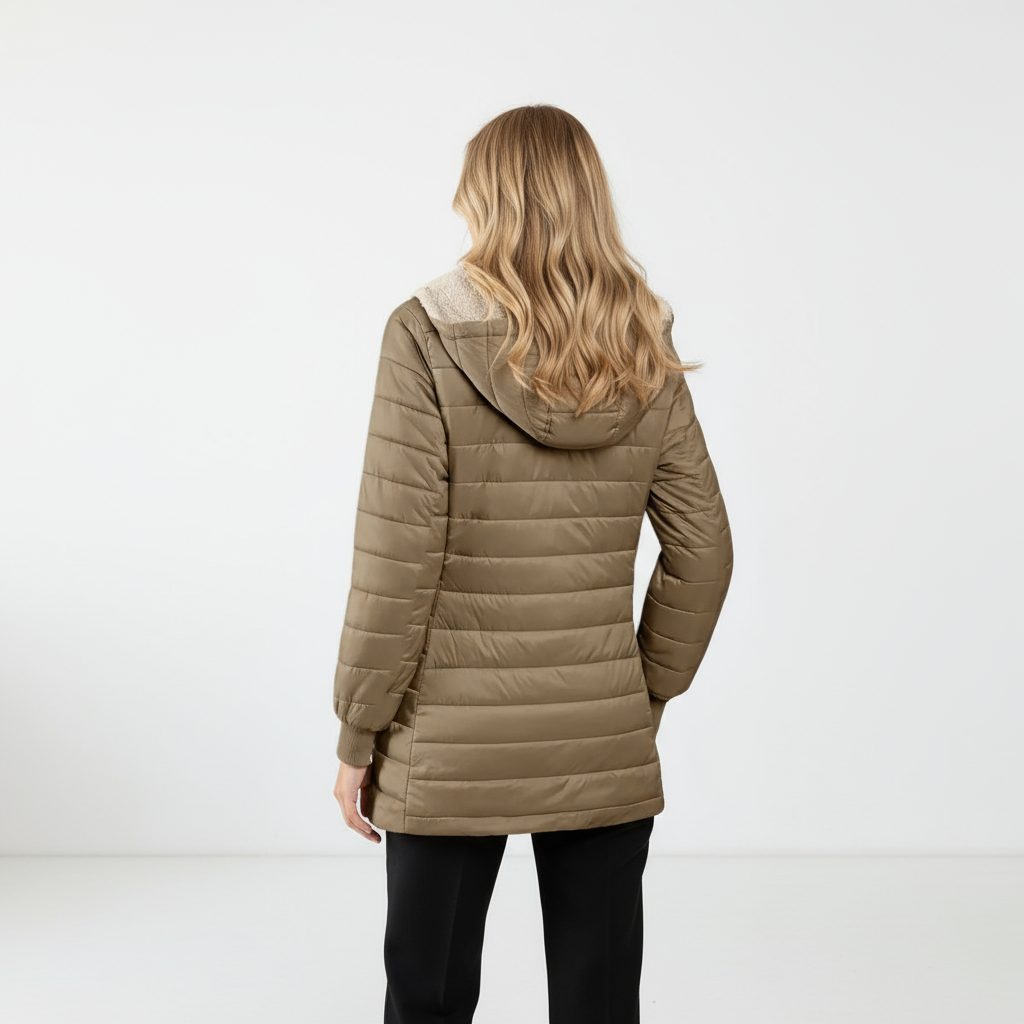 Beaumont Atelier | Women’s Fleece‑Lined Padded Coat, Heritage Chic