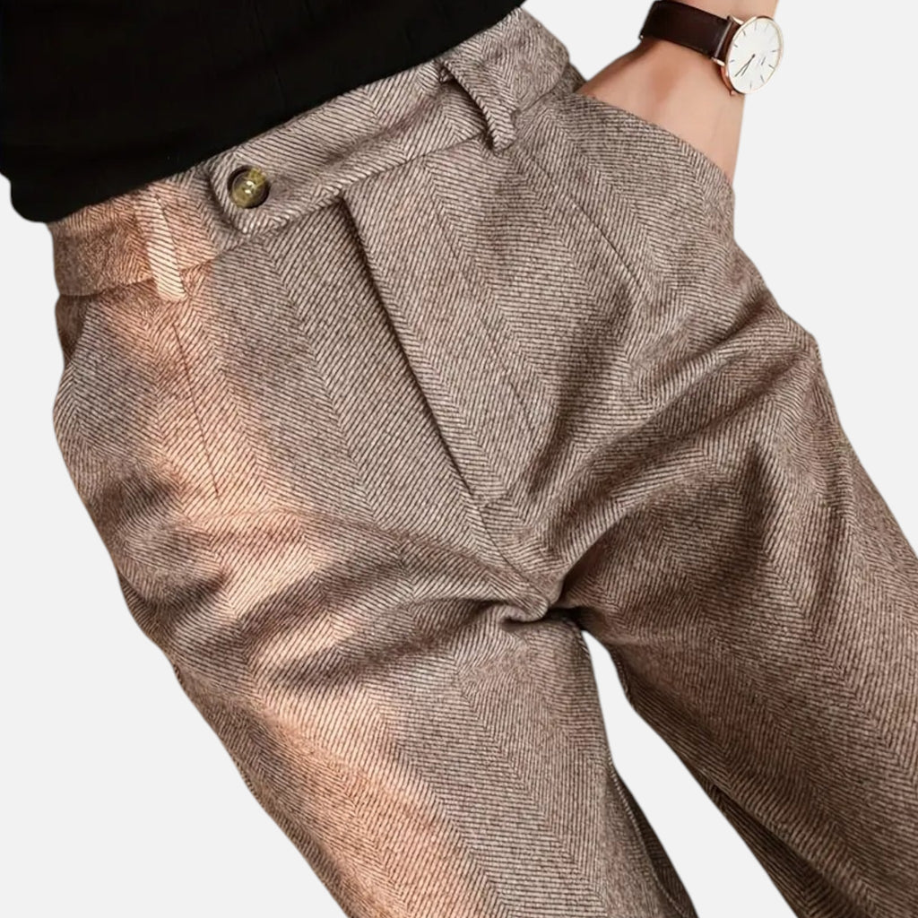 Beaumont Atelier | Women’s High‑Waisted Wide‑Leg Trousers