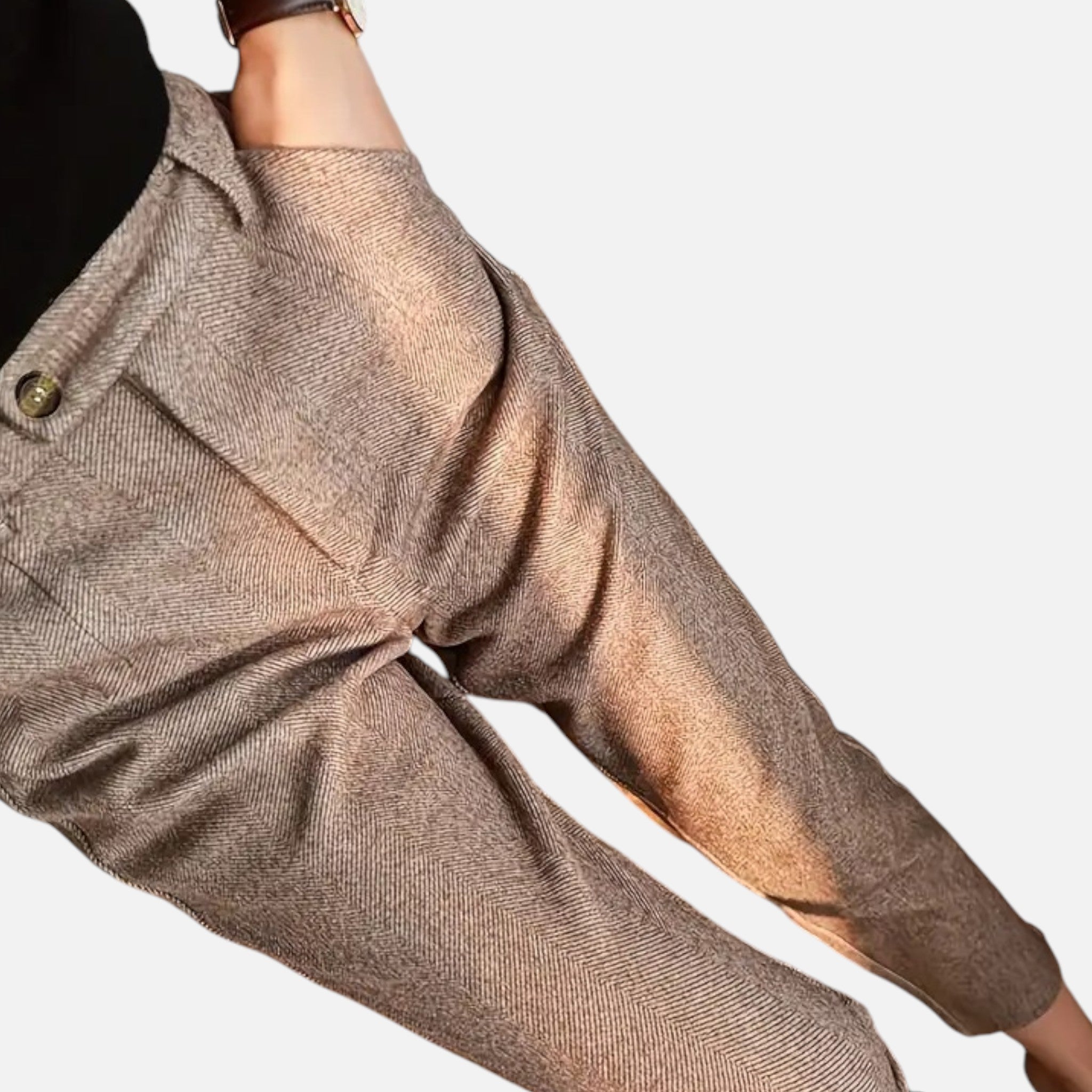 Beaumont Atelier | Women’s High‑Waisted Wide‑Leg Trousers