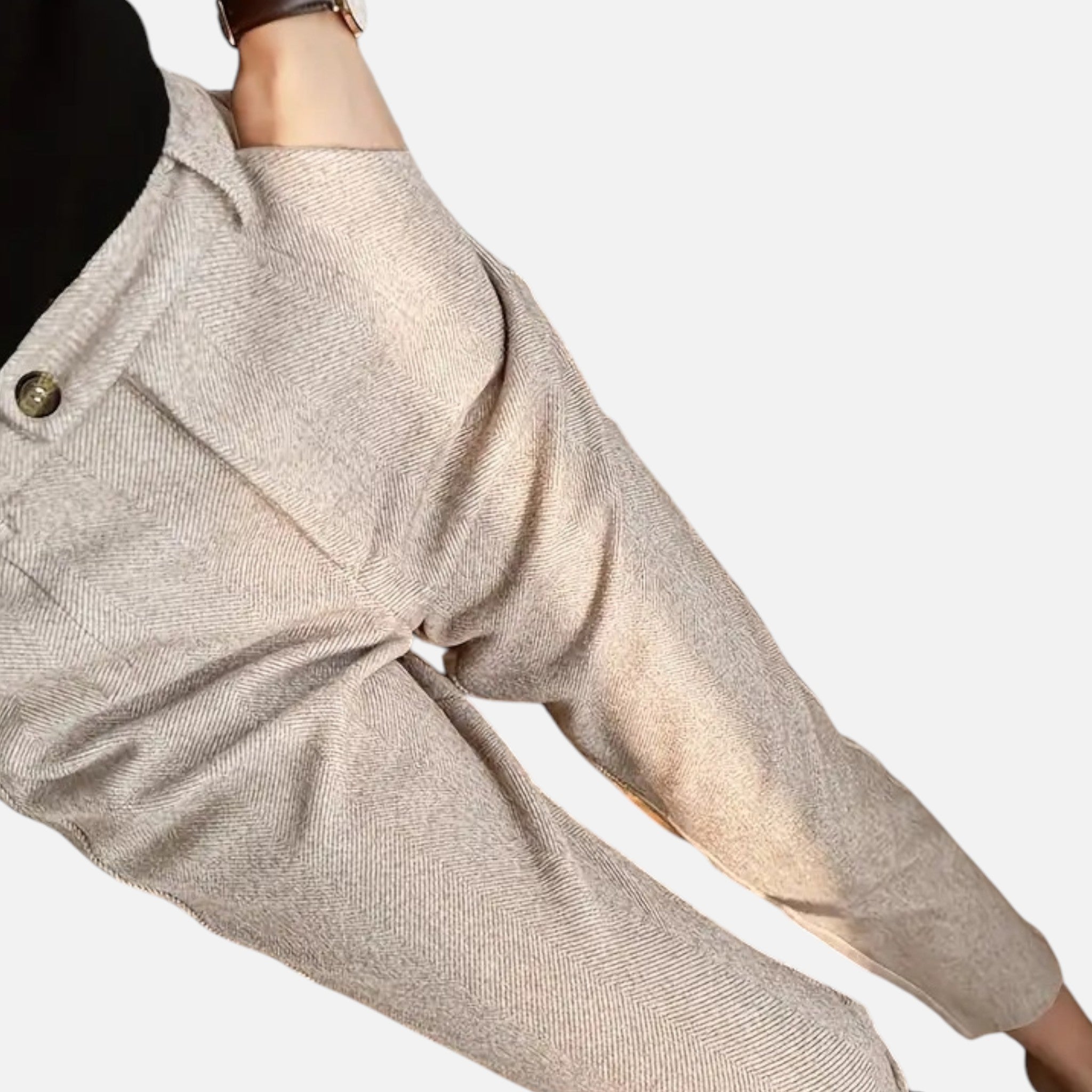 Beaumont Atelier | Women’s High‑Waisted Wide‑Leg Trousers