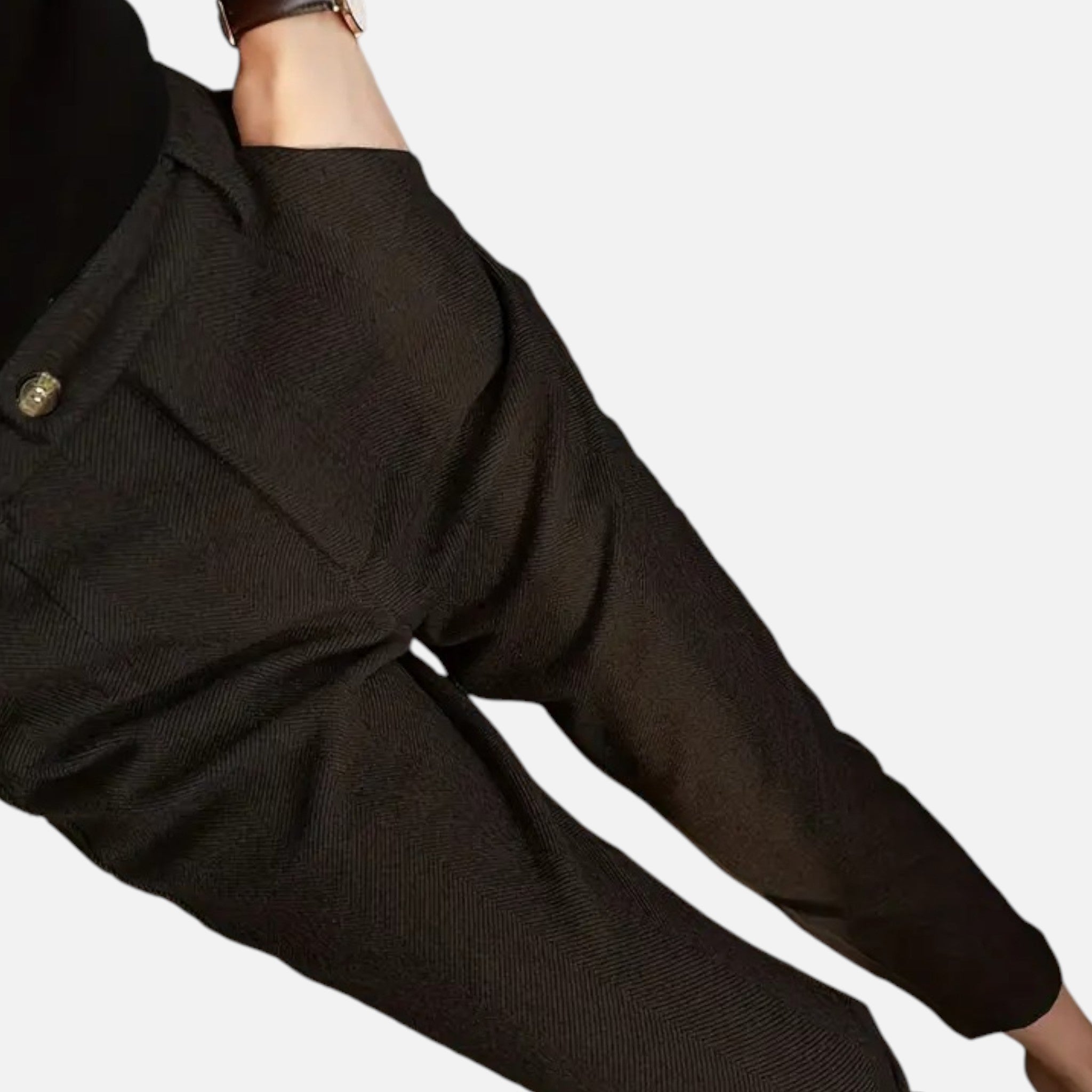 Beaumont Atelier | Women’s High‑Waisted Wide‑Leg Trousers