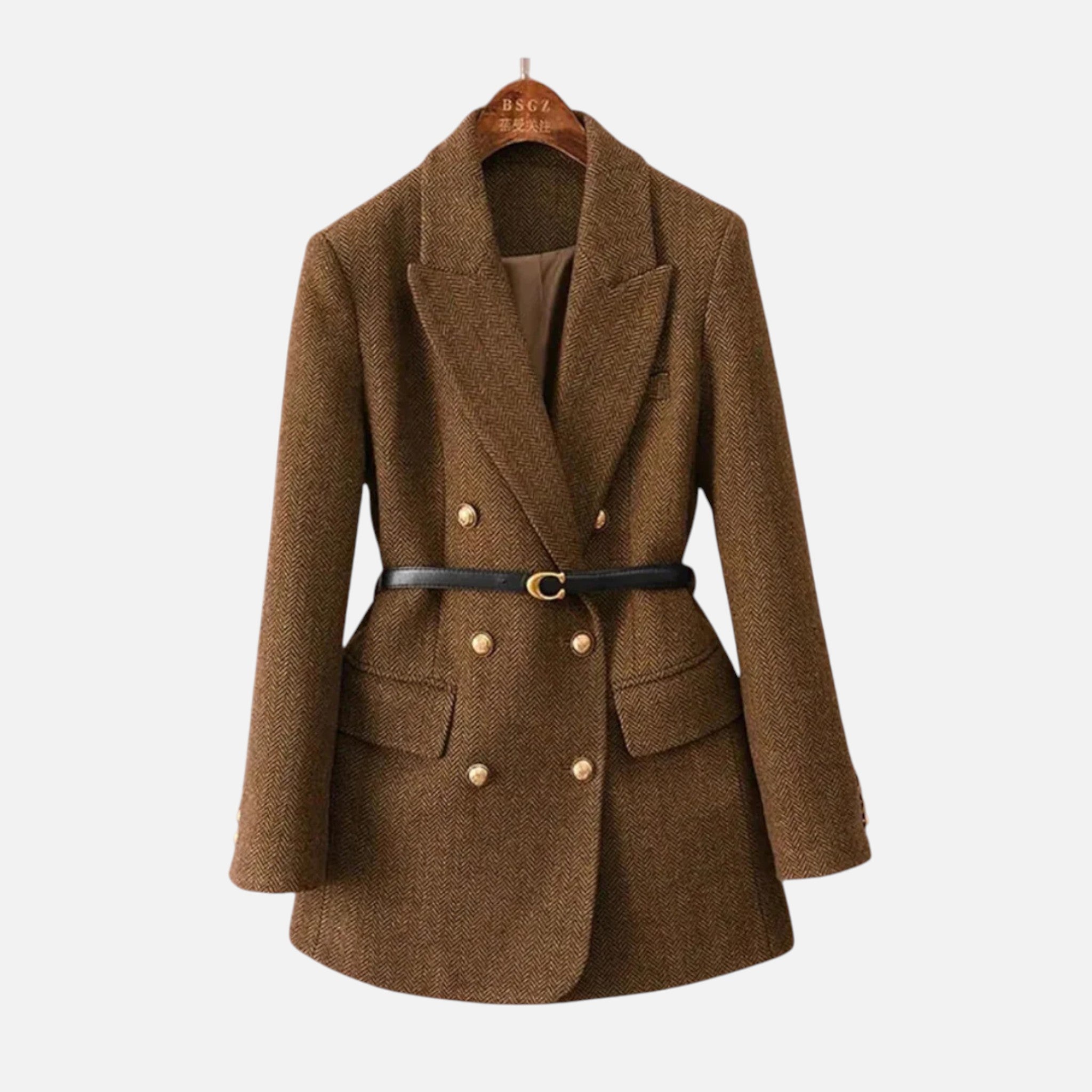 Beaumont Atelier | Women’s Tailored Tweed Coat, Ivy League Refinement