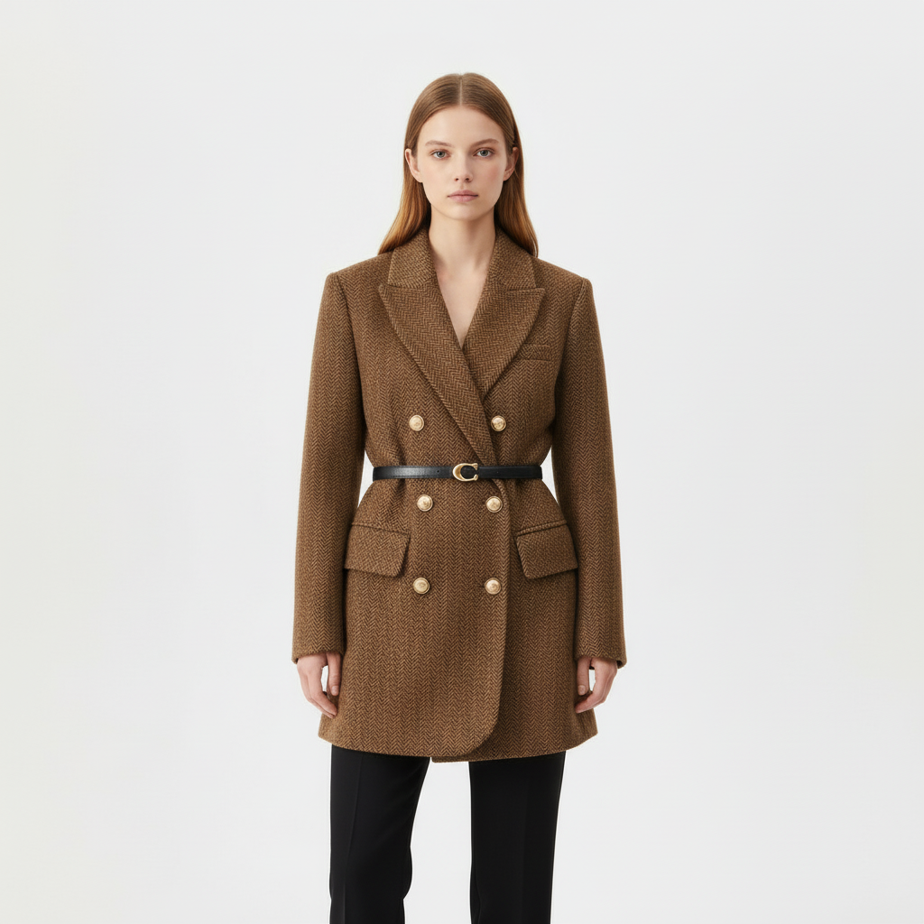 Beaumont Atelier | Women’s Tailored Tweed Coat, Ivy League Refinement