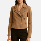 Beaumont Atelier | Women’s Suede Biker Jacket, Heritage Rider