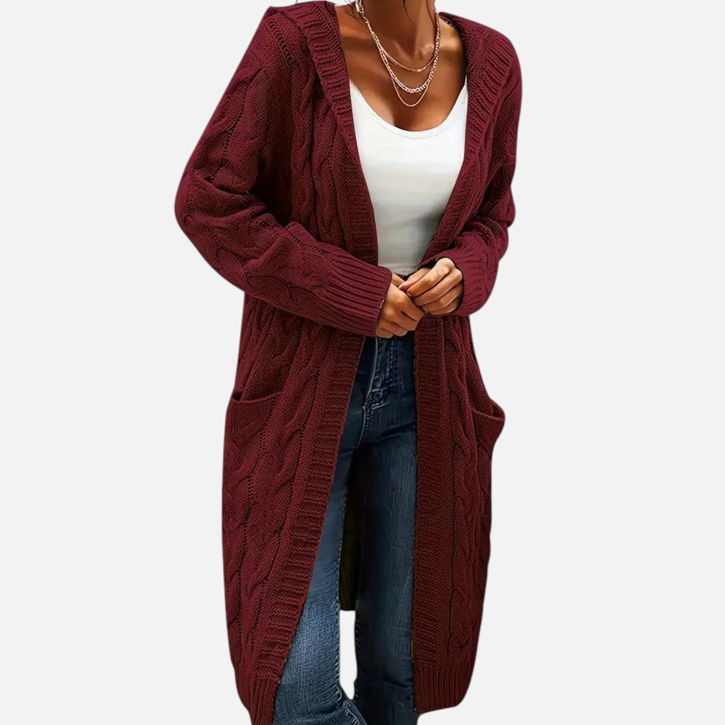Beaumont Atelier | Women’s Classic Open-Front Knit Cardigan