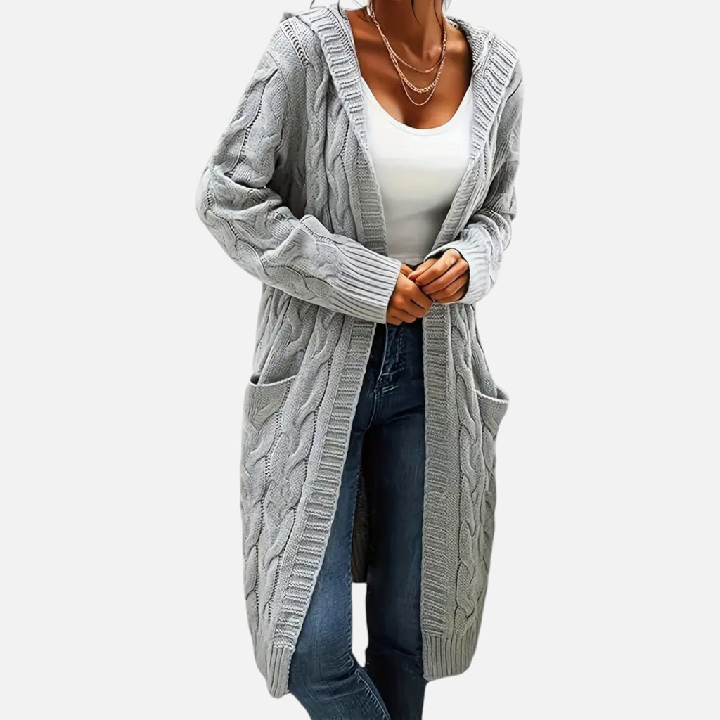Beaumont Atelier | Women’s Classic Open-Front Knit Cardigan