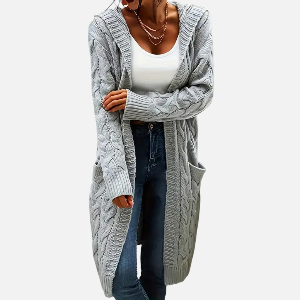 Beaumont Atelier | Women’s Classic Open-Front Knit Cardigan