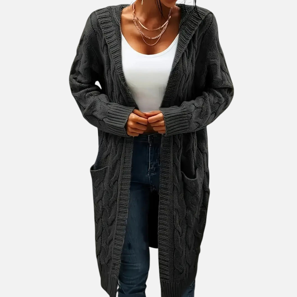 Beaumont Atelier | Women’s Classic Open-Front Knit Cardigan