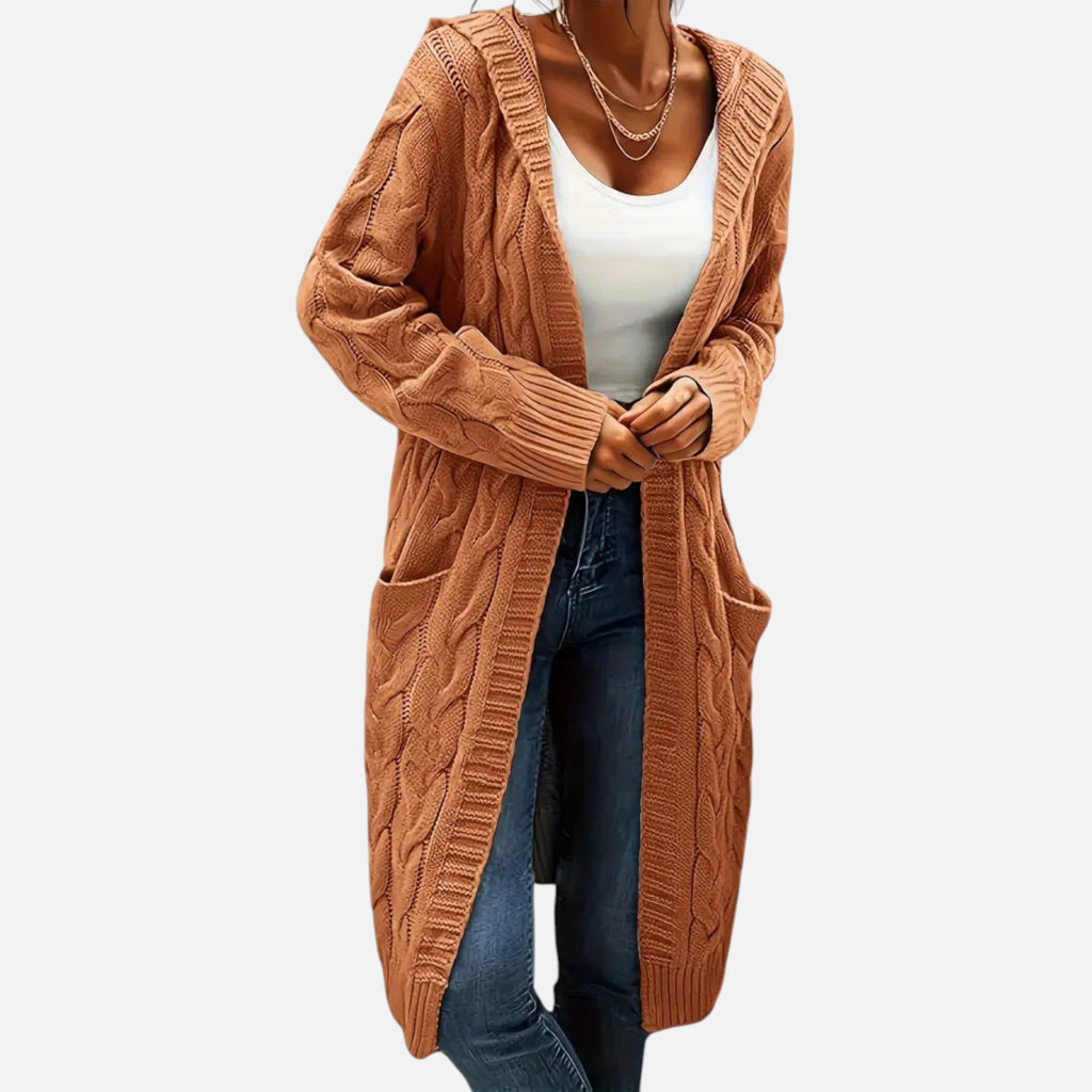 Beaumont Atelier | Women’s Classic Open-Front Knit Cardigan