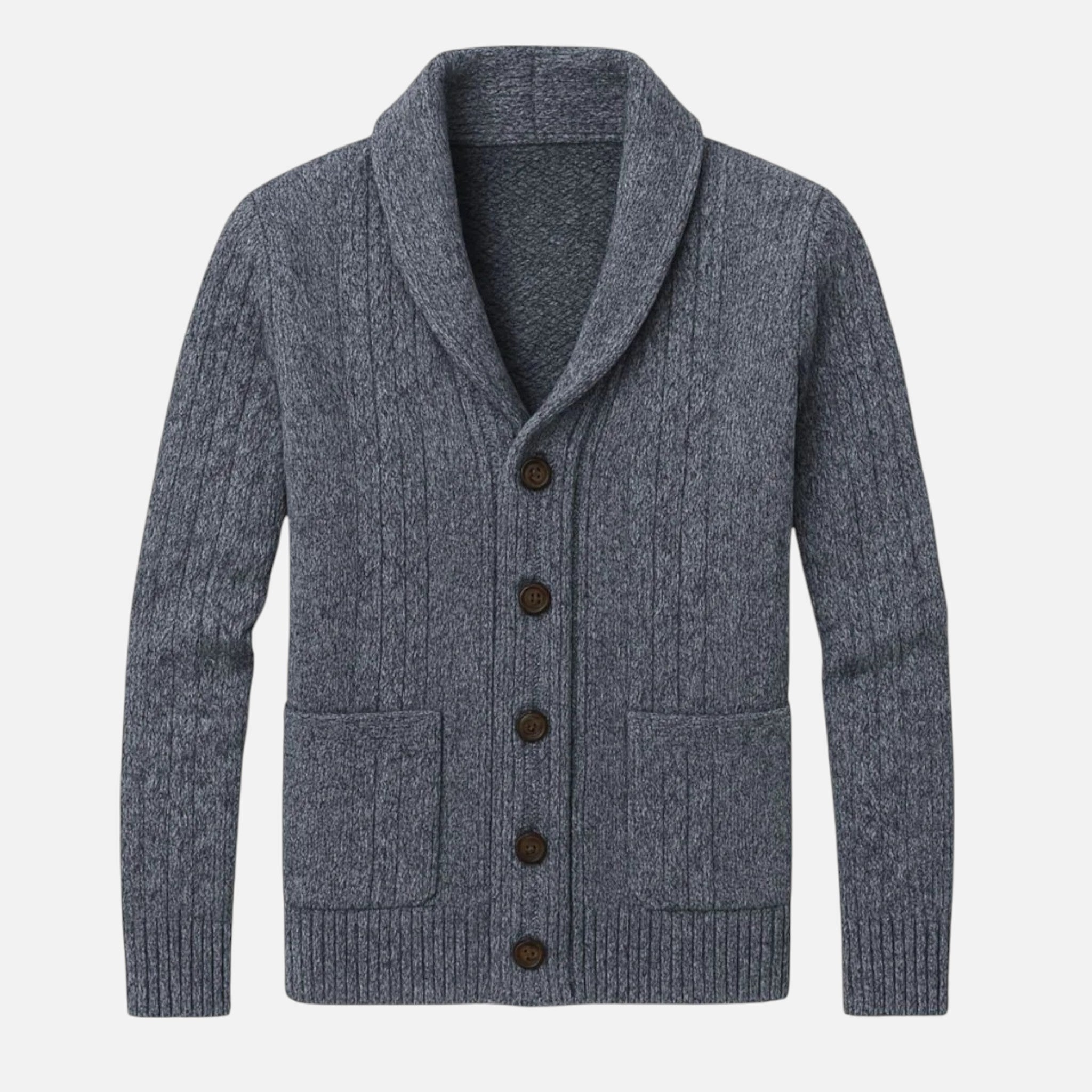 Beaumont Atelier | Men’s Cashmere Button‑Front Cardigan