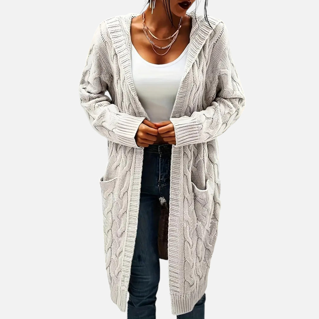 Beaumont Atelier | Women’s Classic Open-Front Knit Cardigan