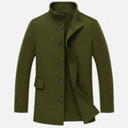 Beaumont Atelier | Men’s Wool Overcoat in Heritage Oxford