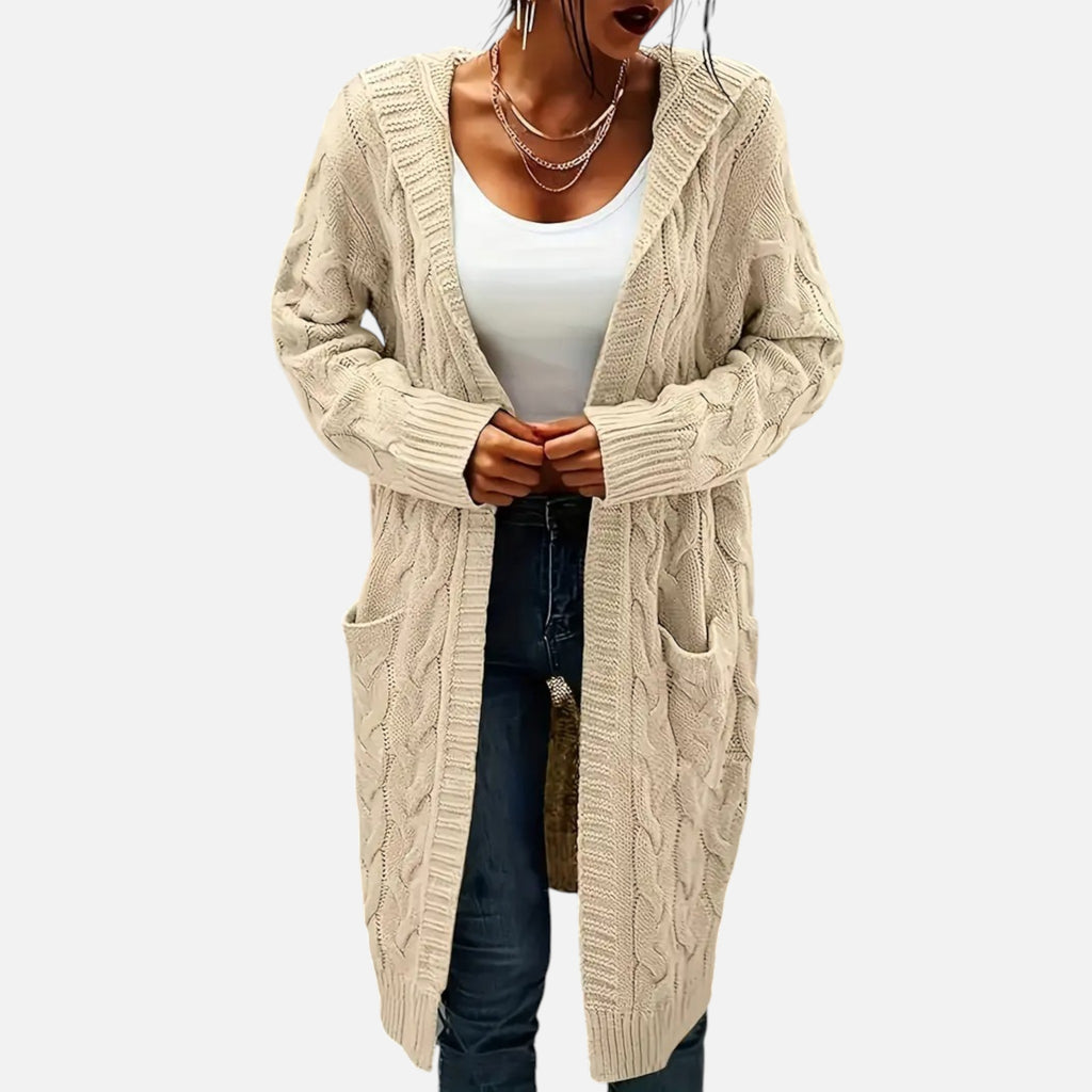 Beaumont Atelier | Women’s Classic Open-Front Knit Cardigan