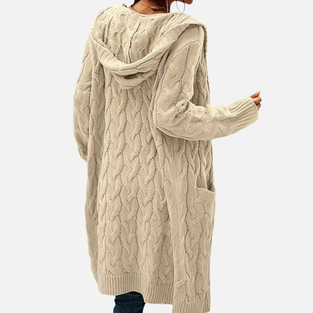 Beaumont Atelier | Women’s Classic Open-Front Knit Cardigan