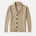 Beaumont Atelier | Men’s Cashmere Button‑Front Cardigan