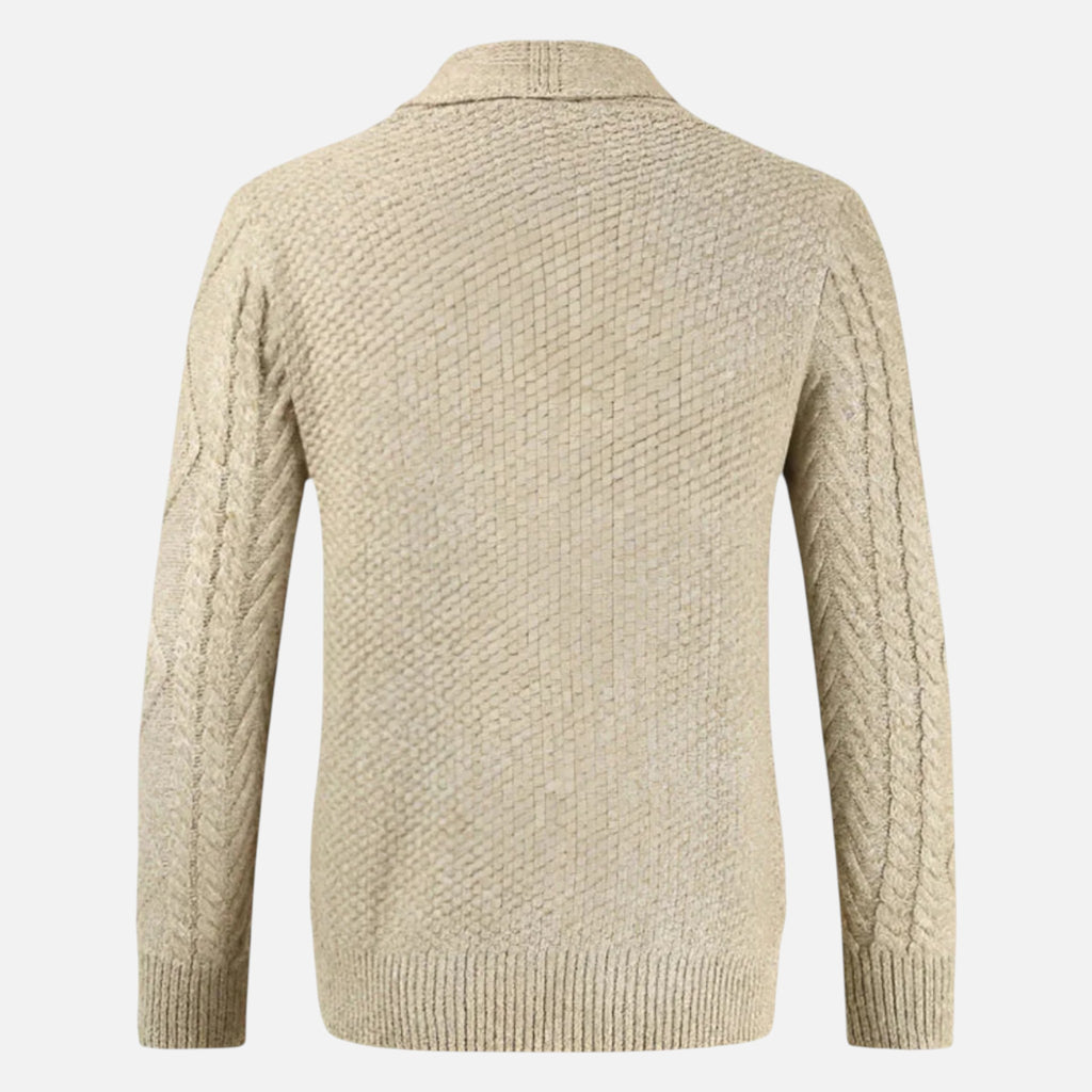 Beaumont Atelier | Men’s Cashmere Button‑Front Cardigan