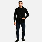 Beaumont Atelier | Men’s Cashmere Button‑Front Cardigan