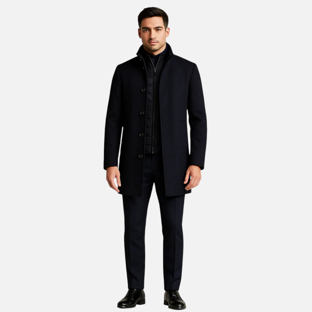 Beaumont Atelier | Men’s Tailored Wool Overcoat, Riviera Elegance