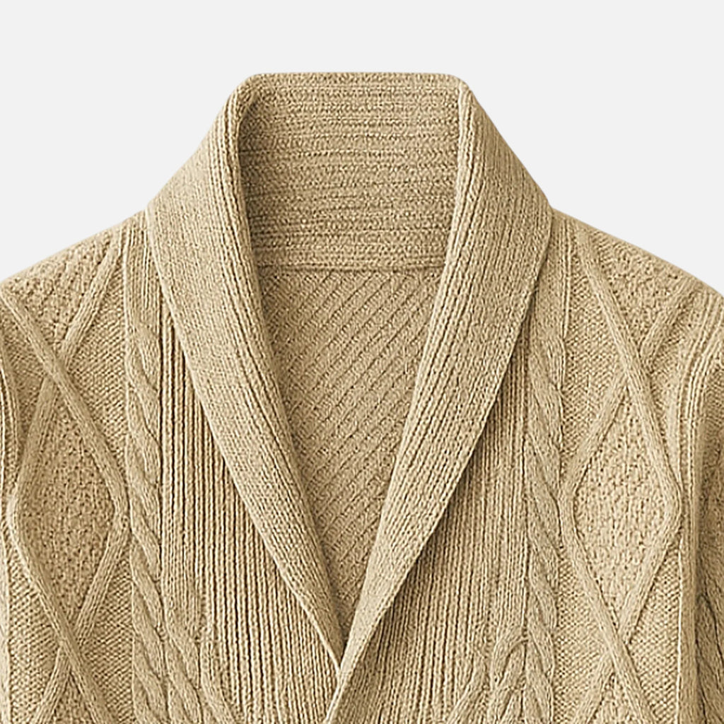 Beaumont Atelier | Men’s Cashmere Button‑Front Cardigan