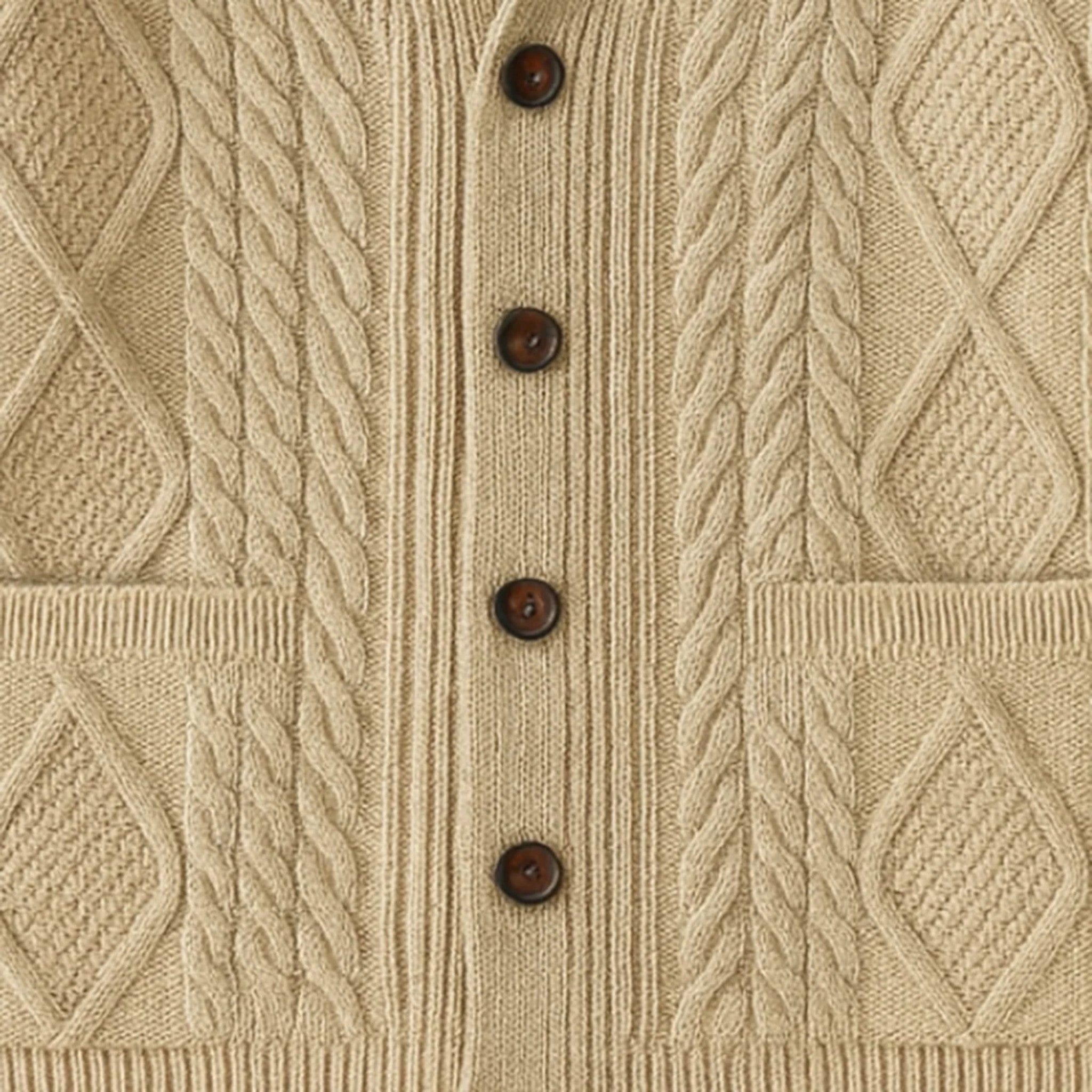 Beaumont Atelier | Men’s Cashmere Button‑Front Cardigan